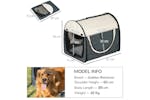 Pawhut Dog Travel Crate | Grey Pawhut Dog Travel Crate | Grey