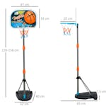 Homcom Height Adjustable Aluminium Basketball Homcom Height Adjustable Aluminium Basketball