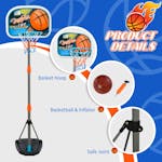 Homcom Height Adjustable Aluminium Basketball Homcom Height Adjustable Aluminium Basketball