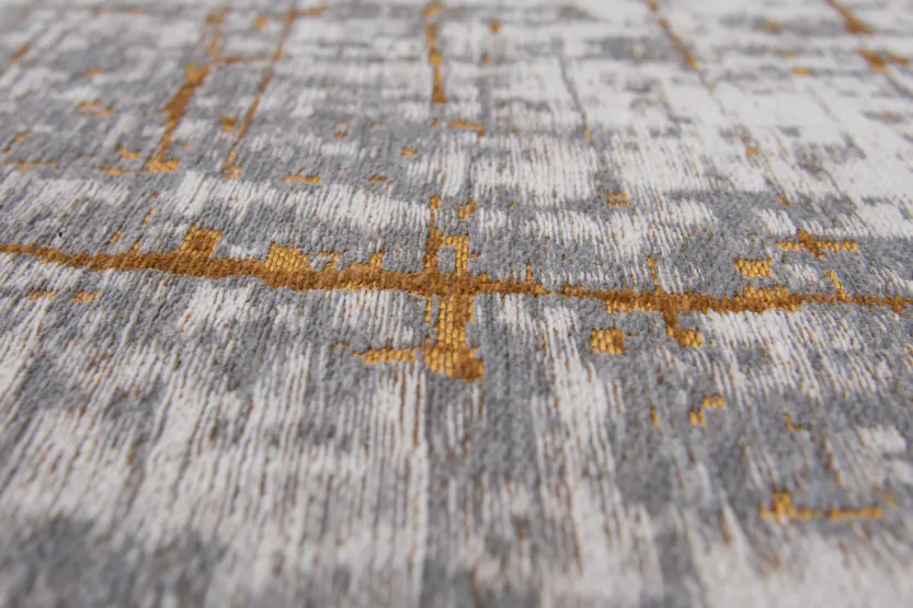 Louis De Poortere | Griff Columbus Gold Eco Rug | Multicolour | 140 x 200 cm Louis De Poortere | Griff Columbus Gold Eco Rug | Multicolour | 140 x 200 cm