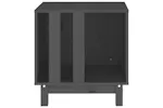 vidaXL 822473 Dog House Grey 50x40x52cm Solid Wood Pine vidaXL 822473 Dog House Grey 50x40x52cm Solid Wood Pine
