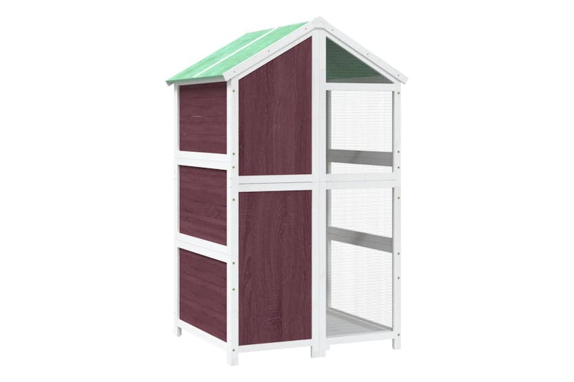 vidaXL 172260 Bird House Mocha 97x81x152cm Solid Wood Pine vidaXL 172260 Bird House Mocha 97x81x152cm Solid Wood Pine