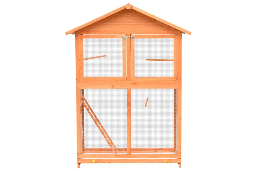 vidaXL 170638 Bird Cage Solid Pine & Fir Wood 125.5x59.5x164cm vidaXL 170638 Bird Cage Solid Pine & Fir Wood 125.5x59.5x164cm