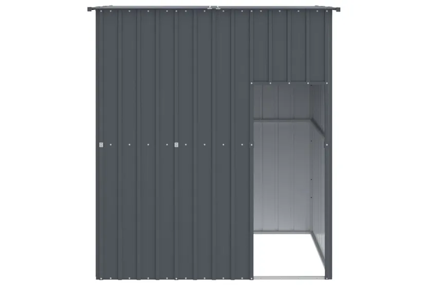 vidaXL 172363 Dog House With Roof Anthracite 165x153x181cm Galvanised Steel vidaXL 172363 Dog House With Roof Anthracite 165x153x181cm Galvanised Steel