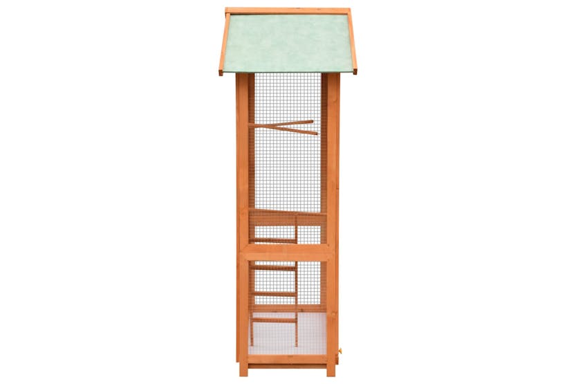 vidaXL 170638 Bird Cage Solid Pine & Fir Wood 125.5x59.5x164cm vidaXL 170638 Bird Cage Solid Pine & Fir Wood 125.5x59.5x164cm