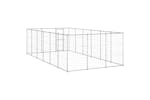 vidaXL 3082328 Outdoor Dog Kennel Galvanised Steel 21.78 M2 vidaXL 3082328 Outdoor Dog Kennel Galvanised Steel 21.78 M2