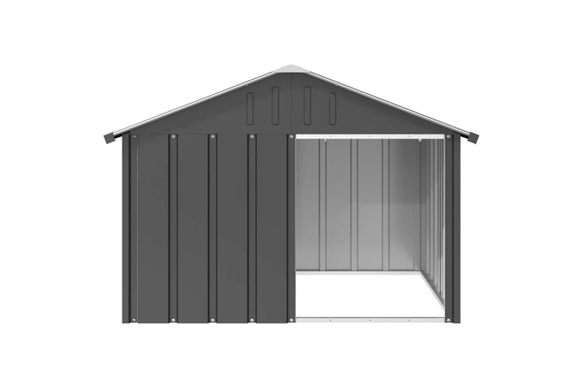 vidaXL 171540 Dog House Anthracite 116.5x103x81.5cm Galvanised Steel vidaXL 171540 Dog House Anthracite 116.5x103x81.5cm Galvanised Steel
