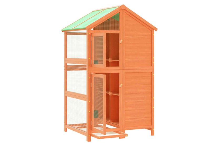 vidaXL 172258 Bird House Brown 97x81x152cm Solid Wood Pine vidaXL 172258 Bird House Brown 97x81x152cm Solid Wood Pine