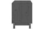 vidaXL 822478 Dog House Grey 60x45x57cm Solid Wood Pine vidaXL 822478 Dog House Grey 60x45x57cm Solid Wood Pine