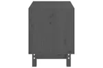 vidaXL 822473 Dog House Grey 50x40x52cm Solid Wood Pine vidaXL 822473 Dog House Grey 50x40x52cm Solid Wood Pine