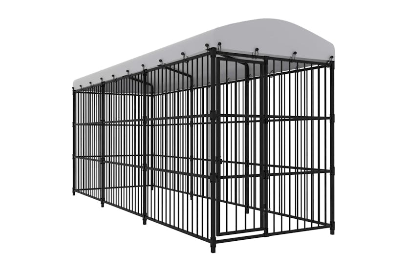 vidaXL 170893 Outdoor Dog Kennel With Roof 450x150x210cm vidaXL 170893 Outdoor Dog Kennel With Roof 450x150x210cm