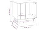 vidaXL 822471 Dog House 50x40x52cm Solid Wood Pine vidaXL 822471 Dog House 50x40x52cm Solid Wood Pine