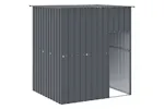 vidaXL 172363 Dog House With Roof Anthracite 165x153x181cm Galvanised Steel vidaXL 172363 Dog House With Roof Anthracite 165x153x181cm Galvanised Steel