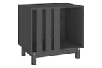 vidaXL 822478 Dog House Grey 60x45x57cm Solid Wood Pine vidaXL 822478 Dog House Grey 60x45x57cm Solid Wood Pine