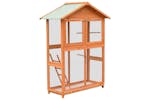 vidaXL 170638 Bird Cage Solid Pine & Fir Wood 125.5x59.5x164cm vidaXL 170638 Bird Cage Solid Pine & Fir Wood 125.5x59.5x164cm