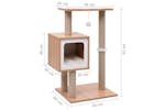 vidaXL 170921 Cat Tree With Sisal Scratching Mat 82cm vidaXL 170921 Cat Tree With Sisal Scratching Mat 82cm