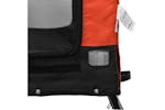 vidaXL 94005 Pet Bike Trailer Orange And Black Oxford Fabric And Iron vidaXL 94005 Pet Bike Trailer Orange And Black Oxford Fabric And Iron