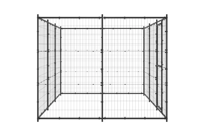 vidaXL 3082298 Outdoor Dog Kennel Steel 7.26 M2 vidaXL 3082298 Outdoor Dog Kennel Steel 7.26 M2