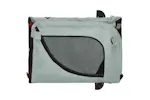 vidaXL 94028 Pet Bike Trailer Grey And Black Oxford Fabric And Iron vidaXL 94028 Pet Bike Trailer Grey And Black Oxford Fabric And Iron