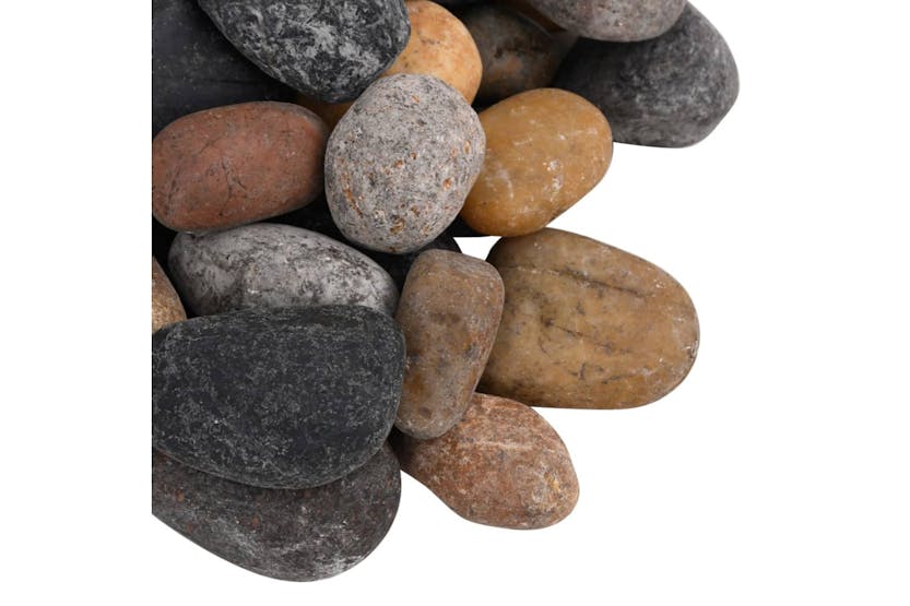 vidaXL 155333 Polished Pebbles 10 Kg Mixed Colour 5-8cm vidaXL 155333 Polished Pebbles 10 Kg Mixed Colour 5-8cm