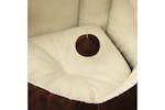 vidaXL 171399 Cat Bed 40x40x35cm Brown And Cream vidaXL 171399 Cat Bed 40x40x35cm Brown And Cream