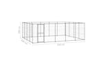 vidaXL 3082314 Outdoor Dog Kennel Steel 24.2 M2 vidaXL 3082314 Outdoor Dog Kennel Steel 24.2 M2