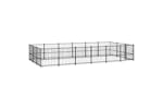 vidaXL 3124619 Outdoor Dog Kennel Steel 16.94 M2 vidaXL 3124619 Outdoor Dog Kennel Steel 16.94 M2