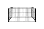 vidaXL 171794 Dog Playpen 4 Panels Black 100x50cm Powder-coated Steel vidaXL 171794 Dog Playpen 4 Panels Black 100x50cm Powder-coated Steel