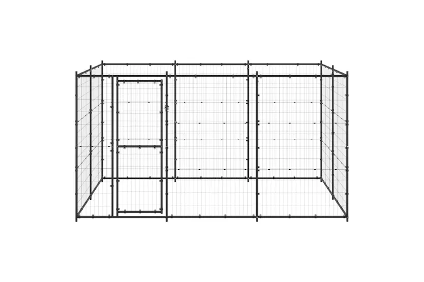 vidaXL 3082298 Outdoor Dog Kennel Steel 7.26 M2 vidaXL 3082298 Outdoor Dog Kennel Steel 7.26 M2