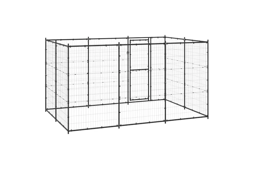 vidaXL 3082298 Outdoor Dog Kennel Steel 7.26 M2 vidaXL 3082298 Outdoor Dog Kennel Steel 7.26 M2