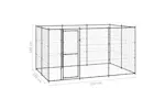 vidaXL 3082298 Outdoor Dog Kennel Steel 7.26 M2 vidaXL 3082298 Outdoor Dog Kennel Steel 7.26 M2