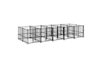 vidaXL 3124582 Outdoor Dog Kennel Steel 9.38 M2 vidaXL 3124582 Outdoor Dog Kennel Steel 9.38 M2