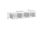 vidaXL 3124665 Outdoor Dog Kennel Steel 11.26 M2 vidaXL 3124665 Outdoor Dog Kennel Steel 11.26 M2