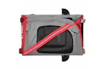 vidaXL 93880 Pet Bike Trailer Red And Grey Oxford Fabric And Iron vidaXL 93880 Pet Bike Trailer Red And Grey Oxford Fabric And Iron