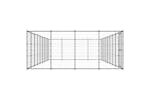 vidaXL 3082316 Outdoor Dog Kennel Steel 43.56 M2 vidaXL 3082316 Outdoor Dog Kennel Steel 43.56 M2