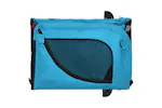 vidaXL 94023 Pet Bike Trailer Blue And Black Oxford Fabric And Iron vidaXL 94023 Pet Bike Trailer Blue And Black Oxford Fabric And Iron