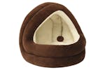 vidaXL 171399 Cat Bed 40x40x35cm Brown And Cream vidaXL 171399 Cat Bed 40x40x35cm Brown And Cream