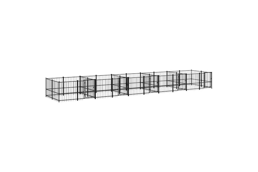 vidaXL 3124667 Outdoor Dog Kennel Steel 18.77 M2 vidaXL 3124667 Outdoor Dog Kennel Steel 18.77 M2