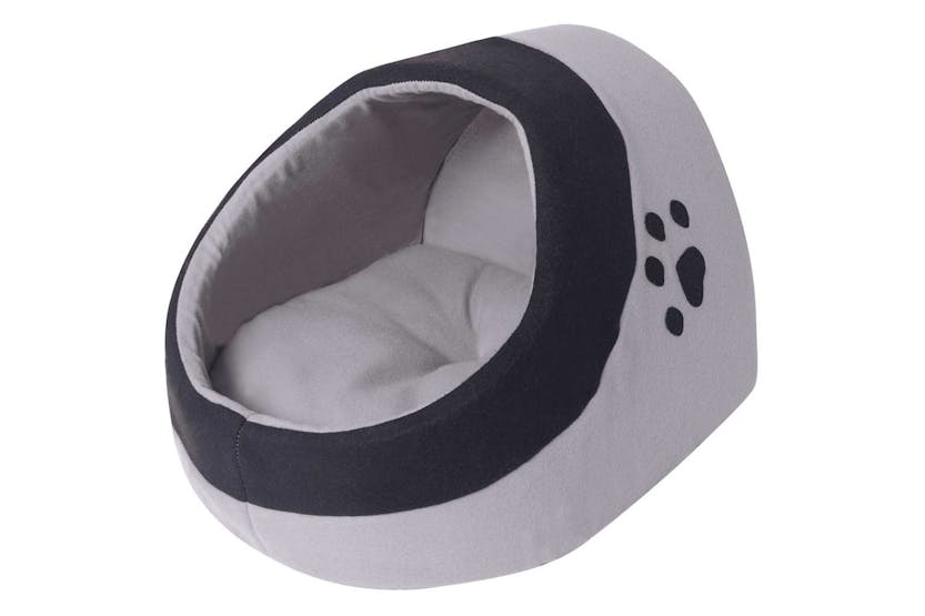 Vidaxl Cat Cubby Grey And Black L Vidaxl Cat Cubby Grey And Black L