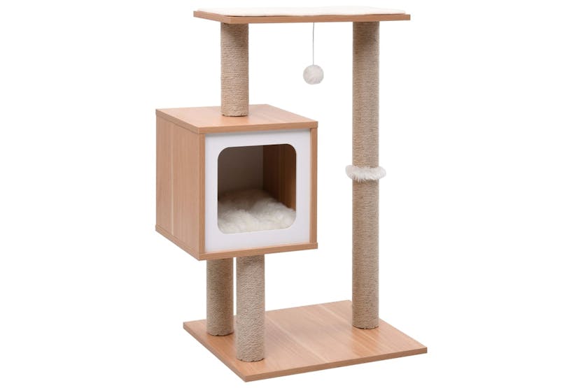 vidaXL 170921 Cat Tree With Sisal Scratching Mat 82cm vidaXL 170921 Cat Tree With Sisal Scratching Mat 82cm