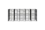 vidaXL 3097940 Outdoor Dog Kennel Steel 9.22 M2 vidaXL 3097940 Outdoor Dog Kennel Steel 9.22 M2