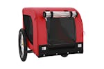 vidaXL 94006 Pet Bike Trailer Red And Black Oxford Fabric And Iron vidaXL 94006 Pet Bike Trailer Red And Black Oxford Fabric And Iron