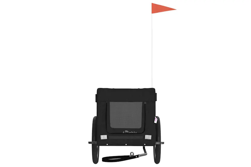 vidaXL 93919 Pet Bike Trailer Black Oxford Fabric&iron vidaXL 93919 Pet Bike Trailer Black Oxford Fabric&iron