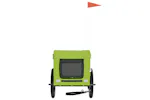 vidaXL 93927 Pet Bike Trailer Green And Black Oxford Fabric And Iron vidaXL 93927 Pet Bike Trailer Green And Black Oxford Fabric And Iron
