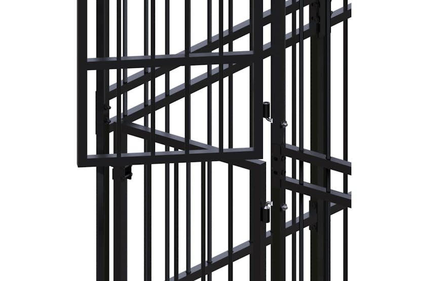 vidaXL 3097956 Outdoor Dog Kennel Steel 3.69 M2 vidaXL 3097956 Outdoor Dog Kennel Steel 3.69 M2