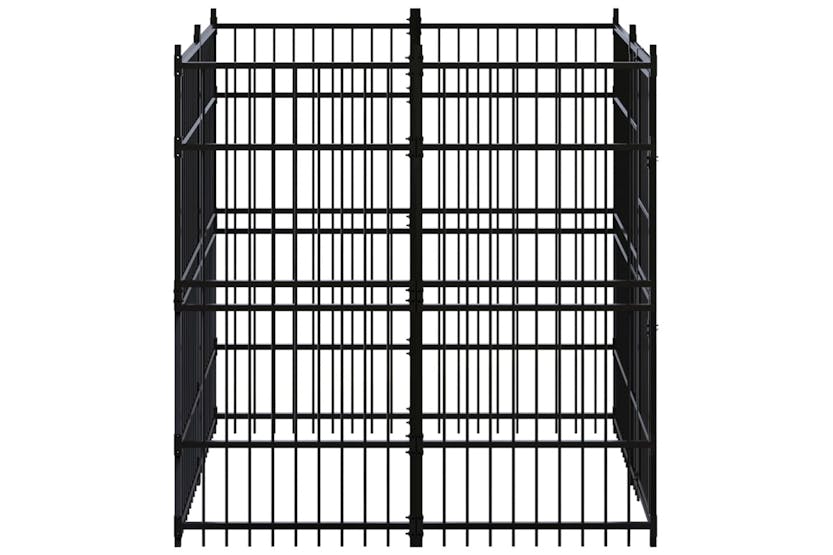 vidaXL 3097956 Outdoor Dog Kennel Steel 3.69 M2 vidaXL 3097956 Outdoor Dog Kennel Steel 3.69 M2