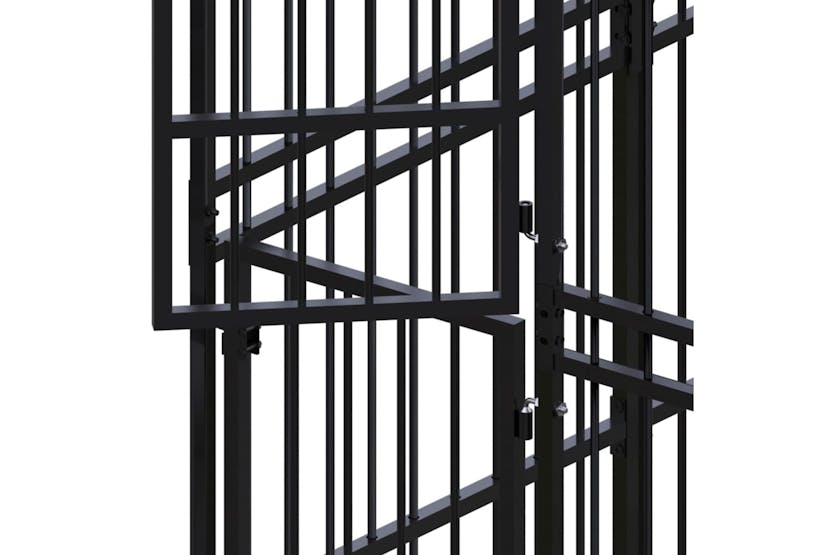 vidaXL 3098012 Outdoor Dog Kennel Steel 14.75 M2 vidaXL 3098012 Outdoor Dog Kennel Steel 14.75 M2