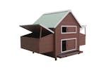 vidaXL 170856 Chicken Coop Brown 157x97x110cm Wood vidaXL 170856 Chicken Coop Brown 157x97x110cm Wood