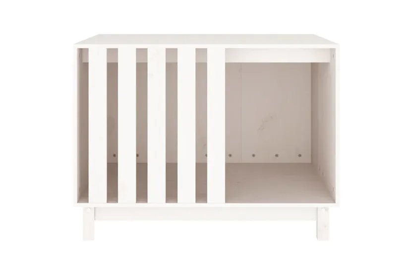 vidaXL 822487 Dog House White 90x60x67cm Solid Wood Pine vidaXL 822487 Dog House White 90x60x67cm Solid Wood Pine