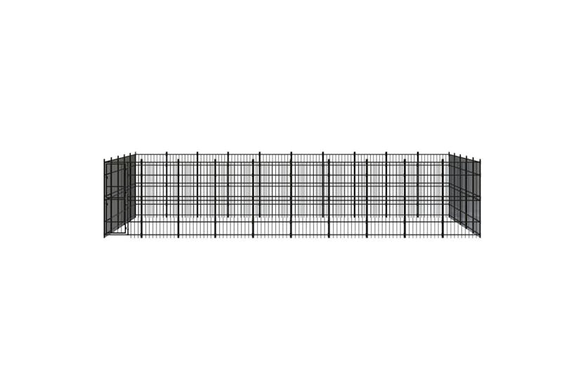 vidaXL 3097994 Outdoor Dog Kennel Steel 46.08 M2 vidaXL 3097994 Outdoor Dog Kennel Steel 46.08 M2